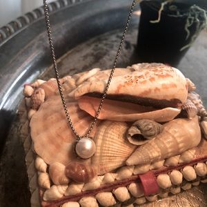 David Yurman Chatelaine Pearl Pendant Necklace